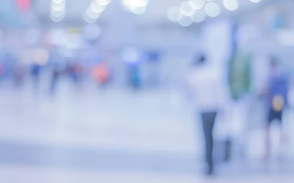 Imagem Desfocada Pessoas Aeroporto Para Uso Segundo Plano — Fotografia de Stock