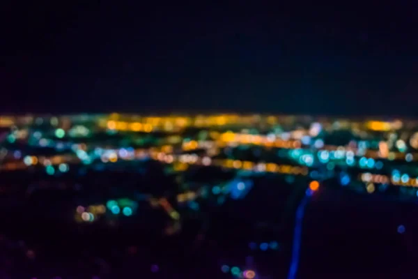Винтажный Тон Размывает Изображение Абстрактного Города Светлом Фоне — стоковое фото