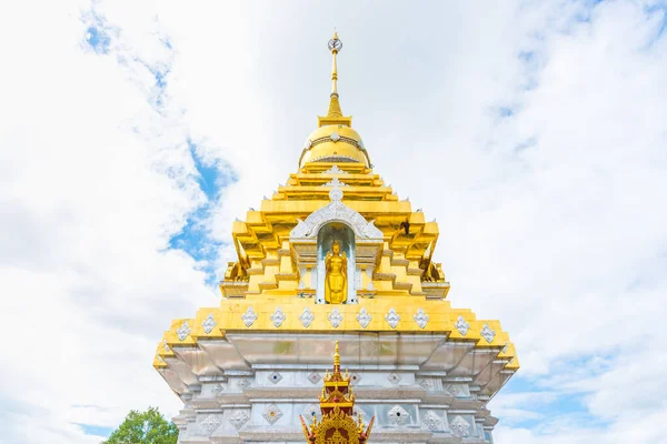 Image Pagode Bouddhiste Historique Temple Wat Phrathat Doi Saket Ket — Photo