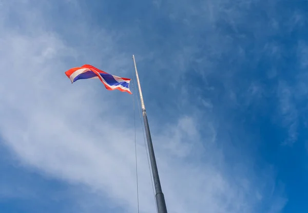 Zászló Thaiföld Kék Háttér — Stock Fotó