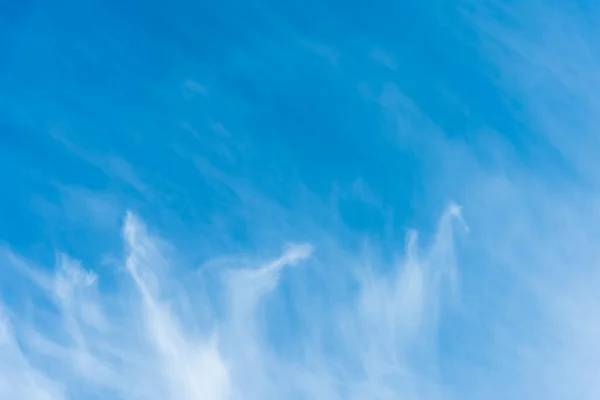 Afbeelding Van Blauwe Lucht Witte Wolk Dag Tijd Voor Achtergrondgebruik — Stockfoto