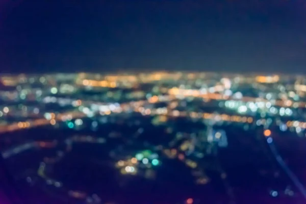 Vintage Ton Verschwimmen Bild Der Abstrakten Stadt Bokeh Licht Hintergrund — Stockfoto