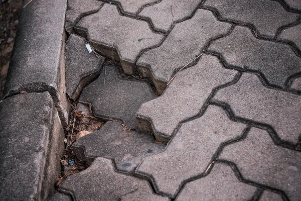 Image Poor Construction Path Way Road Image — Stock Photo, Image