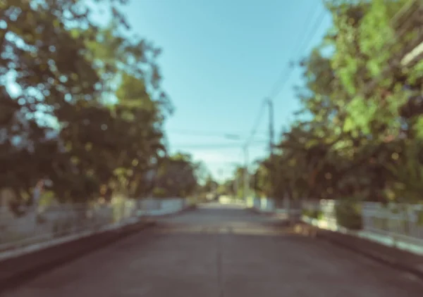 Vintage Tone Image Blur Walkway Sunny Day Park Background Usage — Stock Photo, Image