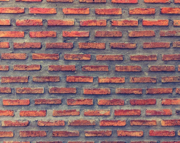 赤レンガの壁のテクスチャのヴィンテージトーンイメージグランジの背景 — ストック写真