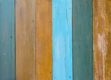 renkli ahşap duvar boyalı arka plan görüntüsü