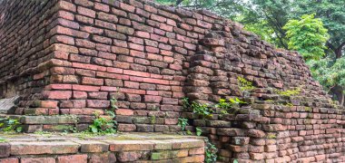 eski tuğla duvar arka plan doku görüntüsü