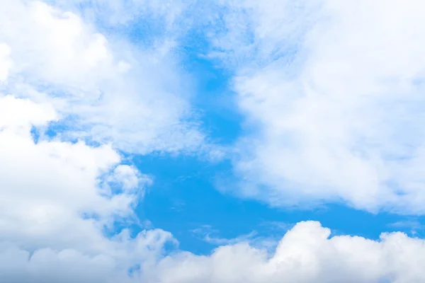 Nuvola Bianca Cielo Blu Immagine Sfondo — Foto Stock