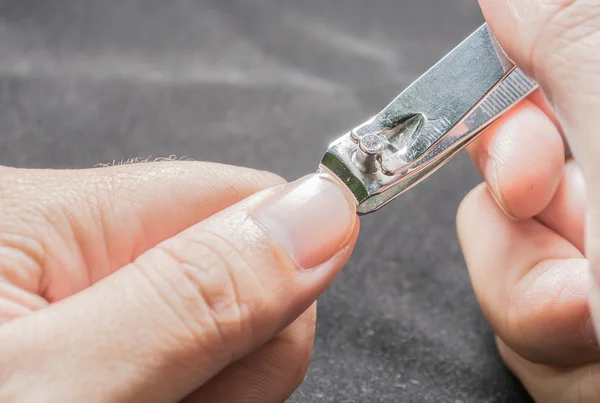 Close up shot of dirty nail cutter  image. — Stock Photo, Image