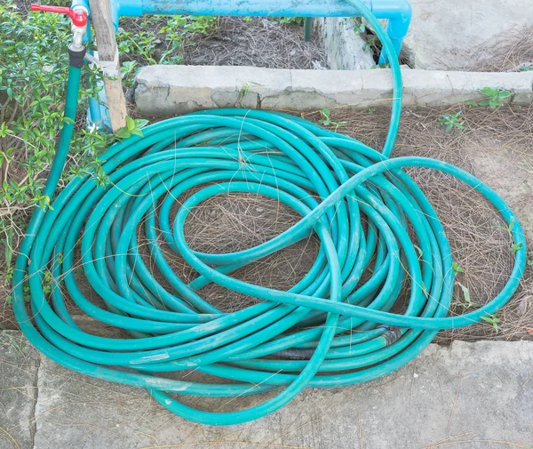 Image Roll Water Hose Ground — Stock Photo, Image