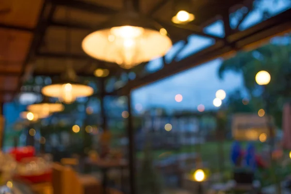 Coffee Shop Blur Background Bokeh Image — Stock Photo, Image