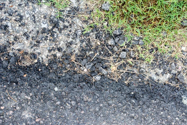 Textura de asfalto na estrada durante o dia — Fotografia de Stock