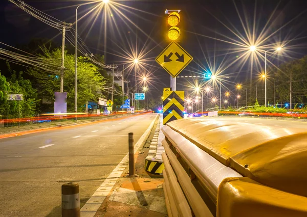 Long exposure traffic scene of Thailand — Stock Photo, Image