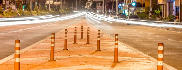 Long exposure traffic scene of Thailand — Stock Photo, Image