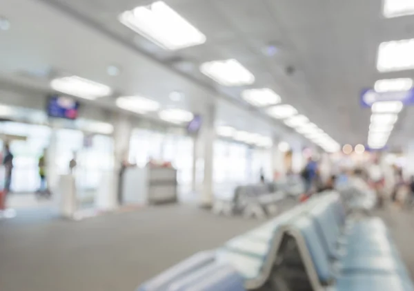 Verschwommene Wartesesselzone Flughafen Verwendung Als Hintergrund — Stockfoto