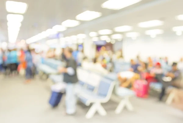 Zona Cadeiras Espera Borradas Aeroporto Uso Como Fundo — Fotografia de Stock