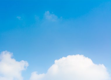 Açık gökyüzü resmi arkaplanındaki mavi gökyüzü .