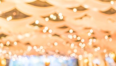 görüntü bulanık Noel ışık arka plan kullanım için.