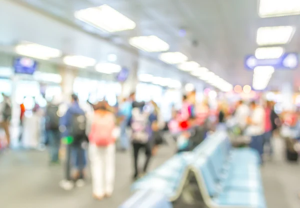 Verschwommene Wartesesselzone am Flughafen, Verwendung als Hintergrund — Stockfoto