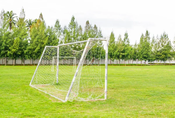 Image Old Soccer Goal Field — Stock Photo, Image