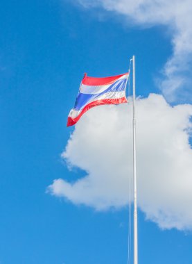 Tayland ulusal bayrak görüntüsünü.