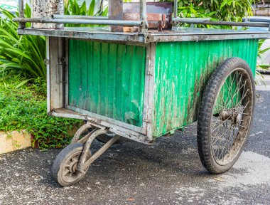 tekerlek sokakta eski görüntü .