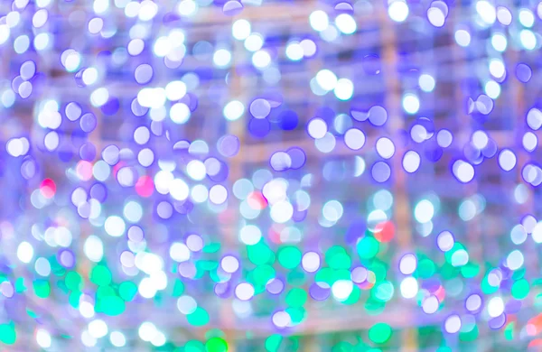 Image Defocused Ligths Christmas Tree — Stock Photo, Image