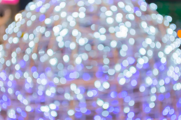 Image Defocused Ligths Christmas Tree — Stock Photo, Image