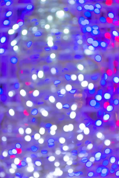 Image Defocused Ligths Christmas Tree — Stock Photo, Image