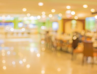 Modern restoran için bokeh, İçişleri .