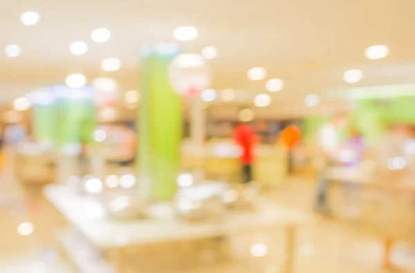 Bokeh of Interior of modern restaurant — Stock Photo, Image