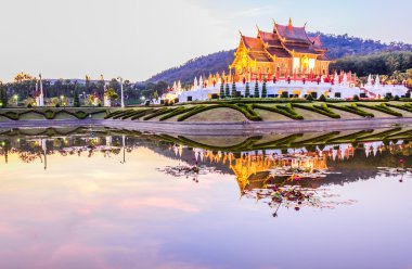 Chiang Mai, Tayland Kraliyet Flora Tapınağı (ratchaphreuk)