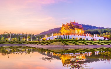 Chiang Mai, Tayland Kraliyet Flora Tapınağı (ratchaphreuk)