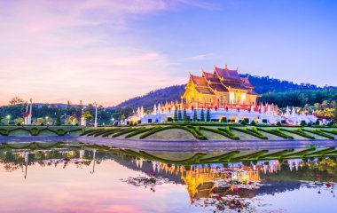 Chiang Mai, Tayland Kraliyet Flora Tapınağı (ratchaphreuk)