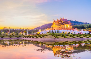 Chiang Mai, Tayland Kraliyet Flora Tapınağı (ratchaphreuk)