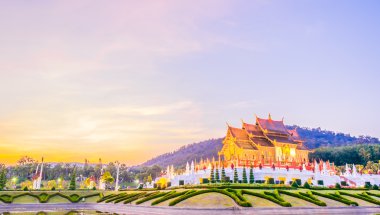 Chiang Mai, Tayland Kraliyet Flora Tapınağı (ratchaphreuk)