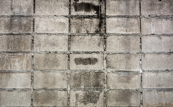 Grijze Cement Bakstenen Muur Textuur Grunge Achtergrond — Stockfoto