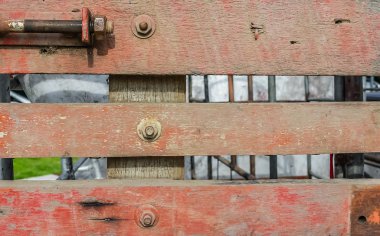 ahşap çit doku kamyon görüntü üzerinde atış yukarıya kapatmak.