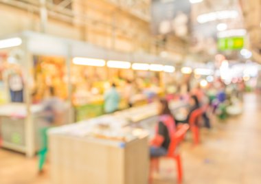 Chiang Mai,Thailand.Image bulanıklık eski pazarda bokeh arka plan kullanım için.