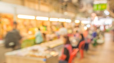 Chiang Mai,Thailand.Image bulanıklık eski pazarda bokeh arka plan kullanım için.