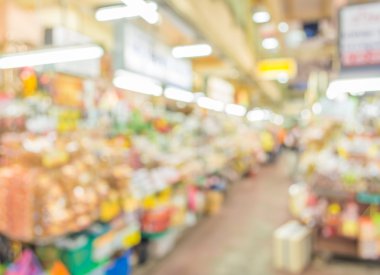 Chiang Mai,Thailand.Image bulanıklık eski pazarda bokeh arka plan kullanım için.