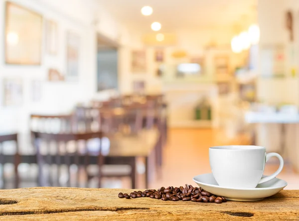 Image Coffee Shop Blur Background Bokeh — Stock Photo, Image