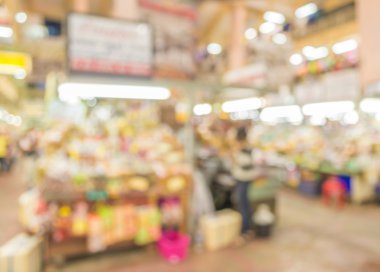 Chiang Mai,Thailand.Image bulanıklık eski pazarda bokeh arka plan kullanım için.