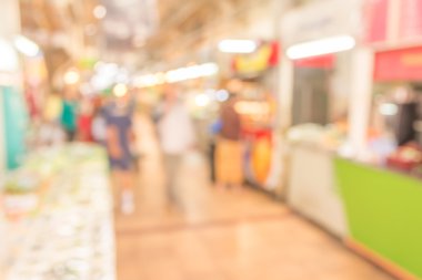 Chiang Mai,Thailand.Image bulanıklık eski pazarda bokeh arka plan kullanım için.