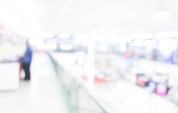 image of Motion Blurred People in the Shopping Mall.