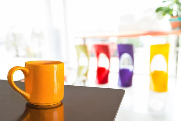 Café Fond Flou Avec Image Bokeh — Photo