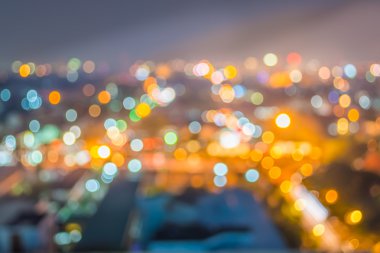 Chiang Mai, Tayland için arka plan kullanım ışıklarını bulanıklık .