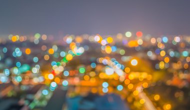 Chiang Mai, Tayland için arka plan kullanım üzerinden lighhts bulanıklık .