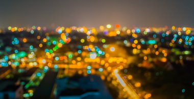 Chiang Mai, Tayland için arka plan kullanım üzerinden lighhts bulanıklık.