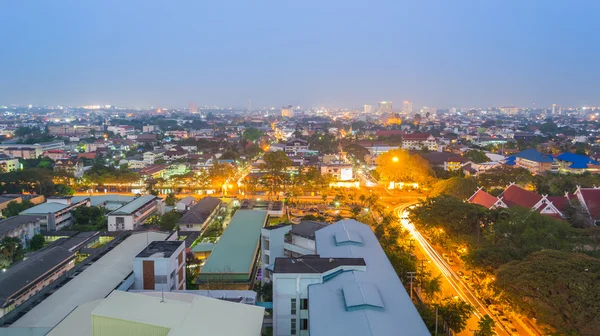 Panorama de Chiang Mai (la ciudad vieja), Tailandia para backgro — Foto de Stock
